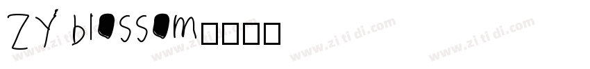 ZY blossom字体转换